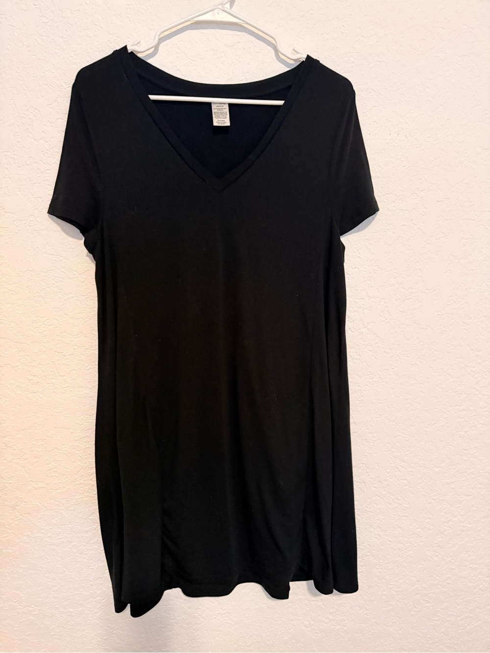 Black V-Neck Women's dress